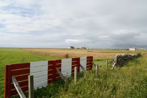 A view of North Ron airfield from the high-security perimeter fencing